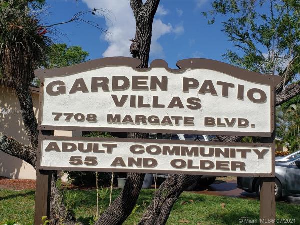 Garden Patio Villas, 7708 Margate Blvd #C6-5, Margate, Florida 33063, image 1
