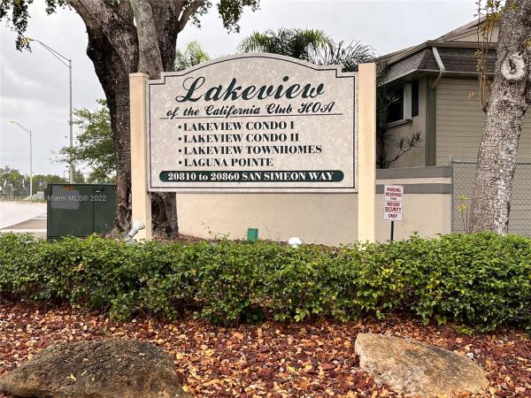 Lakeview Of The California Club, 20850 San Simeon Way #6095, Ives Estates, Florida 33179, image 1