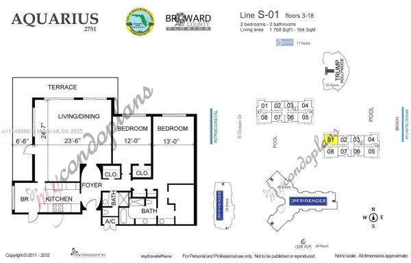 Aquarius, 2751 S Ocean Dr #1701S, Hollywood, Florida 33019, image 1