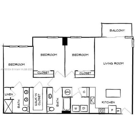 The Watermarc At Biscayne Bay, 2150 N Bayshore Dr #209, Miami, Florida 33137, image 2