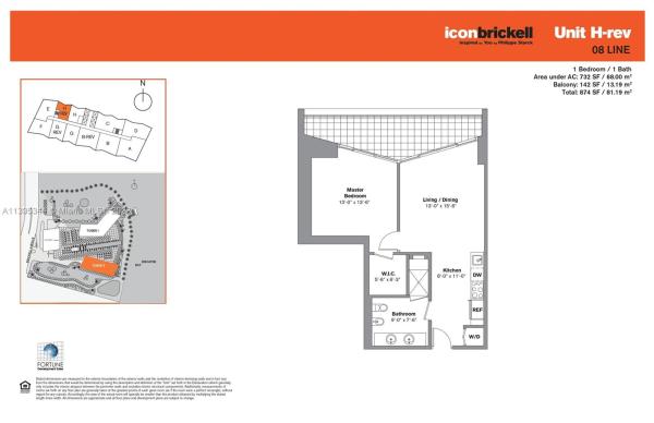 Icon Brickell Tower 2, 495 Brickell Ave #5208, Miami, Florida 33131, image 1