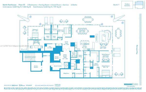 Missoni Baia, 700 NE 26th Ter #PH-5701, Miami, Florida 33137, image 1