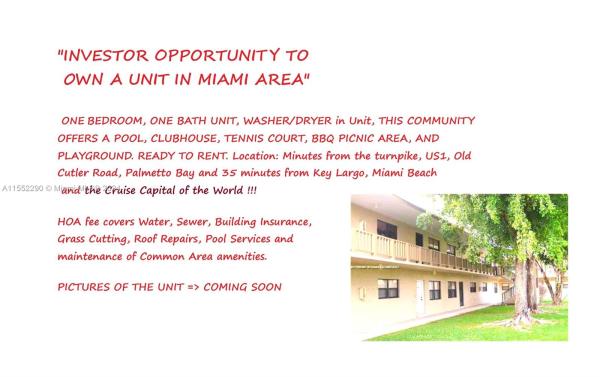 Cutler Creek Village, 10370 SW 220th St #219, Cutler Bay, Florida 33190, image 2