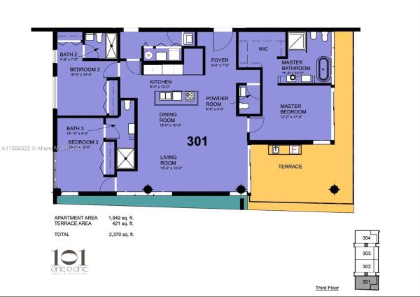 101 Key Biscayne, 101 Sunrise Dr #301, Key Biscayne, Florida 33149, image 1