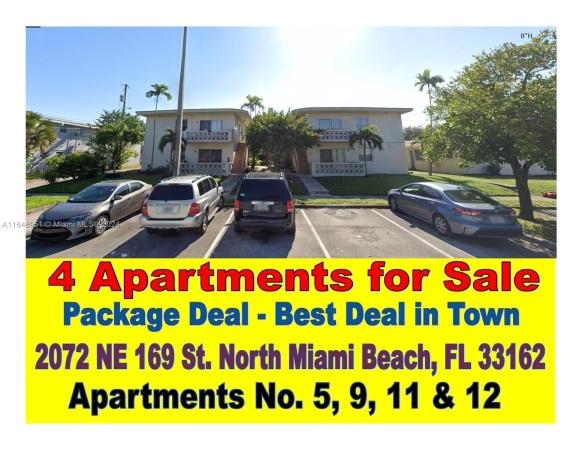 2072 NE 169 St, 2072 NE 169th St #9, 11, 12 & 5, North Miami Beach, Florida 33162, image 1