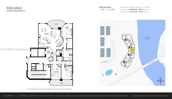 Bellamare Williams Island, 6000 Island Blvd #1804, Aventura, Florida 33160, image 3