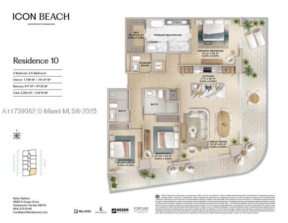 Icon Beach Hollywood, 3724 S Ocean Dr #902, Hollywood, Florida 33019, image 3