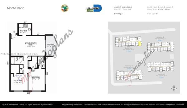 Montecarlo, 484 NW 165 Street Rd #A-516, Golden Glades, Florida 33169, image 1