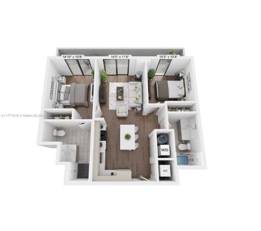 Grove Central Residences, 2800 SW 27th Ter #1101, Coconut Grove, Florida 33133, image 1