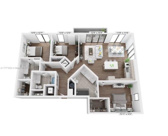 Grove Central Residences, 2800 SW 27th Ter #1018, Miami, Florida 33133, image 1
