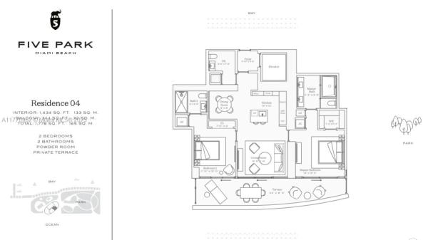 Five Park, 500 Alton Rd #4404, Miami Beach, Florida 33139, image 3