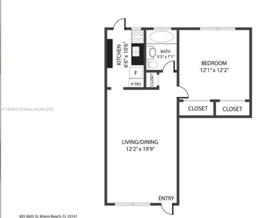 Biscayne Beach, 805 86th St #805, Miami Beach, Florida 33141, image 1