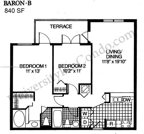 University Inn, 1280 S Alhambra Cir #1308, Coral Gables, Florida 33146, image 2