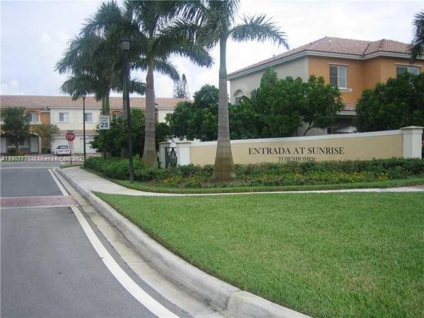Entrada At Sunrise Townhomes, 11400 NW 34th Pl, Sunrise, Florida 33323, image 1
