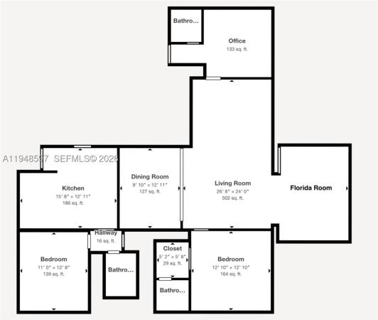 Myerlee Park Homes, 1527 Edgewater Cir, Fort Myers, Florida 33919, image 2