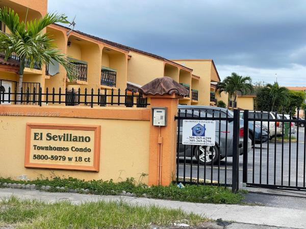 El Sevillano Townhomes, 5901 W 18th Ct #5-4, Hialeah, Florida 33012, image 1