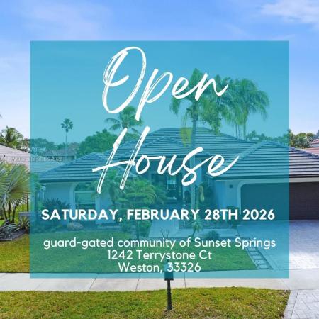Sunset Springs, 1242 Terrystone Ct, Weston, Florida 33326, image 1