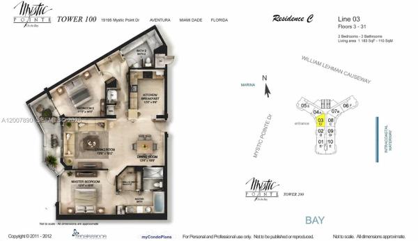 Mystic Pointe Tower 100, 19195 NE 36th Ct #1503, Aventura, Florida 33180, image 1