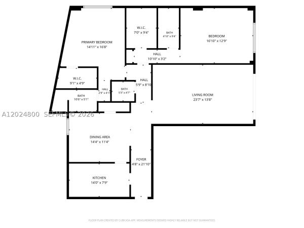 Gables Waterway Towers, 90 Edgewater Dr #1201, Coral Gables, Florida 33133, image 1
