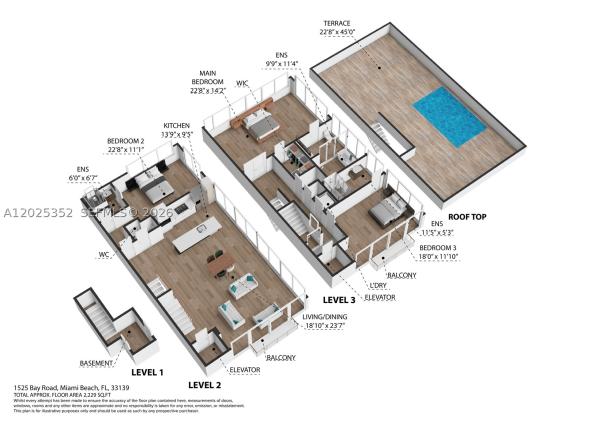15 Bay Road Residences, 1525 Bay Rd, Miami Beach, Florida 33139, image 2