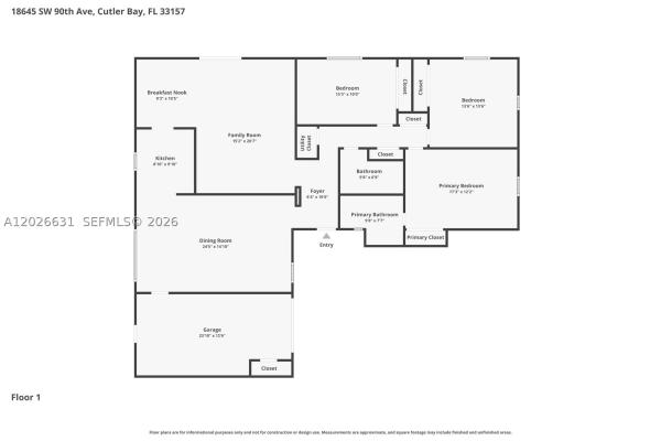 Bel Aire, 18645 SW 90th Ave, Cutler Bay, Florida 33157, image 1