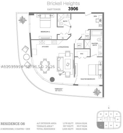 Brickell Heights East, 45 SW 9th St #3906, Miami, Florida 33130, image 2