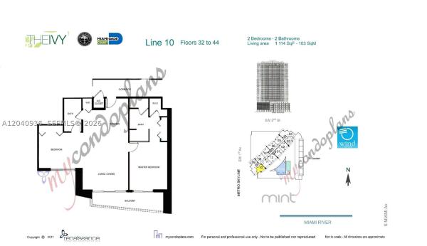 The Ivy At Riverfront, 90 SW 3rd St #3610, Miami, Florida 33130, image 3