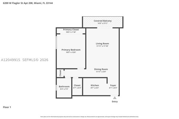 Andalusia, 6200 W Flagler St #208, Miami, Florida 33144, image 1