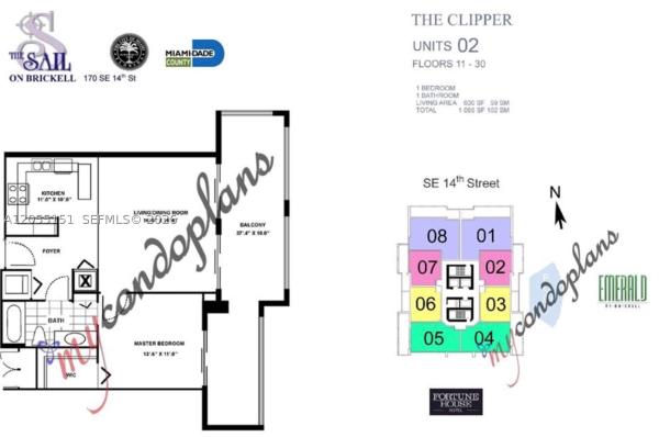 The Sail On Brickell, 170 SE 14th St #1402, Miami, Florida 33131, image 3