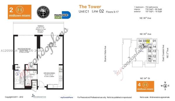 Two Midtown Miami, 3470 E Coast Ave #H2302, Miami, Florida 33137, image 2