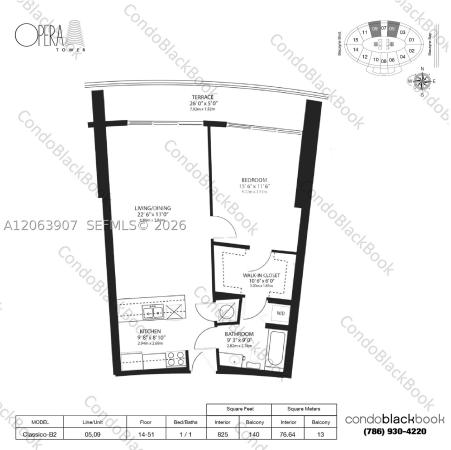 Opera Tower, 1750 N Bayshore Dr #5505, Miami, Florida 33132, image 2