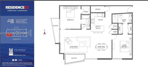 The Crimson, 601 NE 27th St #1002, Miami, Florida 33137, image 2