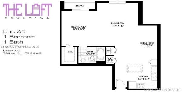 The Loft Downtown, 234 NE 3rd St #1204, Miami, Florida 33132, image 1
