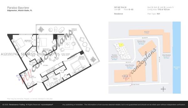 Paraiso Bayviews, 501 NE 31st St #1601, Miami, Florida 33137, image 1