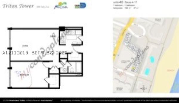 Triton Tower, 2899 Collins Ave #848, Miami Beach, Florida 33140, image 1