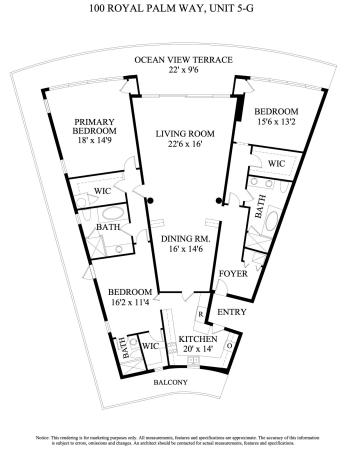 One Royal Palm Way, 100 Royal Palm Way #G-5, Palm Beach, Florida 33480, image 1
