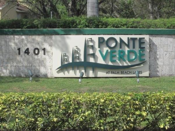 Ponte Verde At Palm Beach Lakes, 1401 Vlg #1624, West Palm Beach, Florida 33409, image 1
