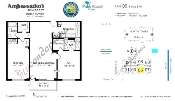 45 Ocean, 4511 S Ocean Blvd #205, Highland Beach, Florida 33487, image 1
