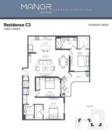 The Manor Biscayne, 1650 NE 124th St #611, North Miami, Florida 33181, image 1