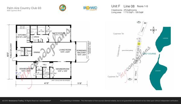 Palm-Aire Country Club 9, 806 Cypress Blvd #408, Pompano Beach, Florida 33069, image 1