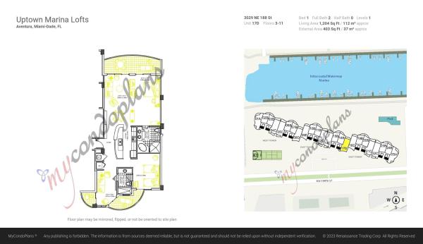 Uptown Marina Lofts, 3029 NE 188th St #617, Aventura, Florida 33180, image 1