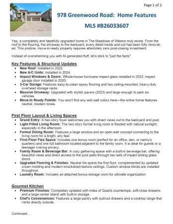 Highland Meadows, 978 Greenwood Rd, Weston, Florida 33327, image 3