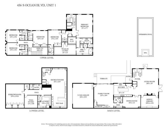 Villa Marine, 456 S Ocean Blvd, Palm Beach, Florida 33480, image 1