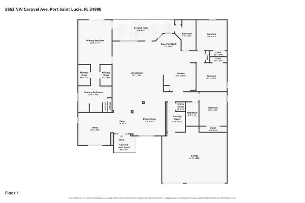 5863 NW Carovel Ave, Port St. Lucie, Florida 34986, image 3