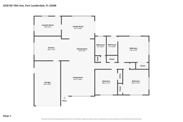 Coral Heights, 4230 NE 19th Ave, Oakland Park, Florida 33308, image 1
