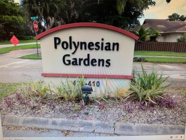 Polynesian Gardens, 410 NW 68th Ave #411, Plantation, Florida 33317, image 1