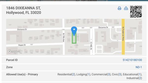 Hollywood No HOA, 1846 Dixieanna St, Hollywood, Florida 33020, image 1