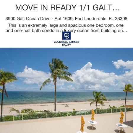 Playa Del Mar, 3900 Galt Ocean Dr #1609, Fort Lauderdale, Florida 33308, image 1