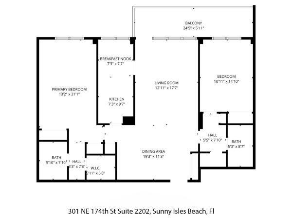 Winston Towers 500, 301 174th St #2202, Sunny Isles Beach, Florida 33160, image 1