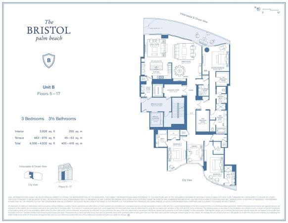 The Bristol, 1100 S Flagler Dr #17b, West Palm Beach, Florida 33401, image 2